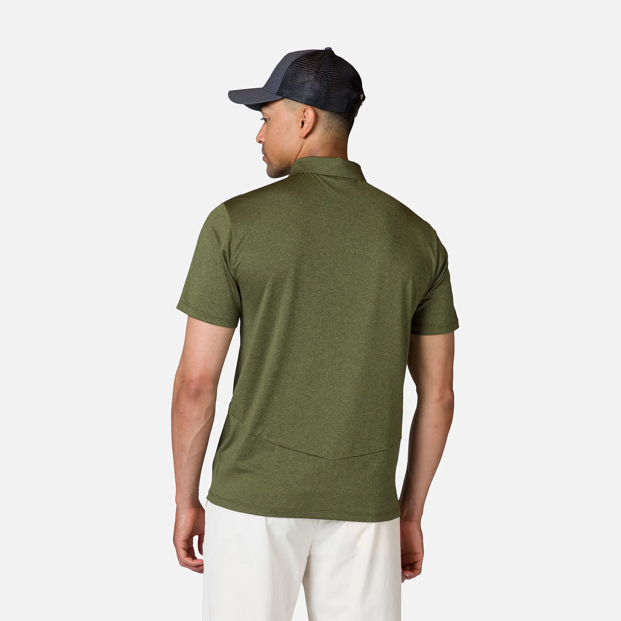 Men's Slub Active Polo