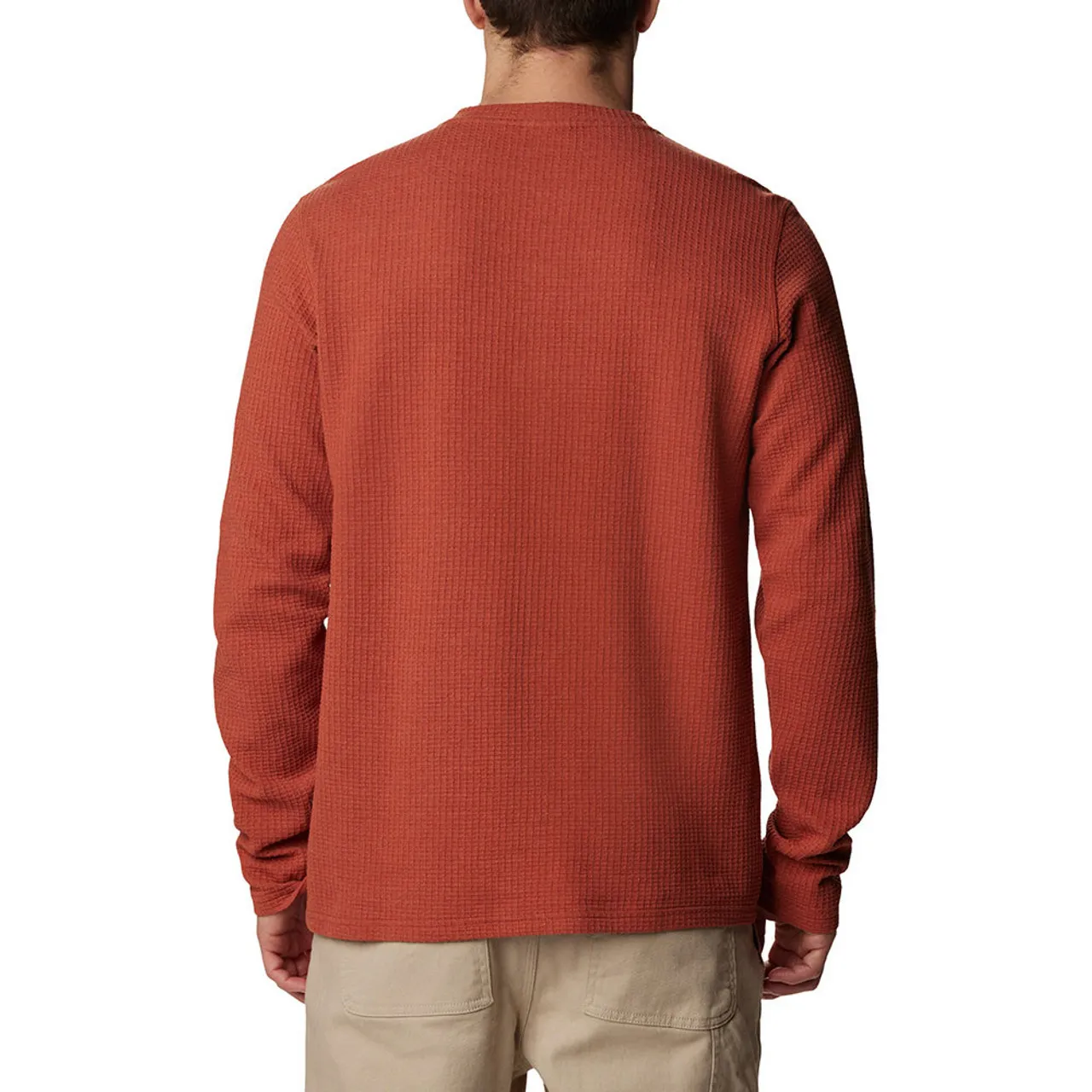 Men's Columbia Long Sleeve Pine Peak Waffle Henley Shirt