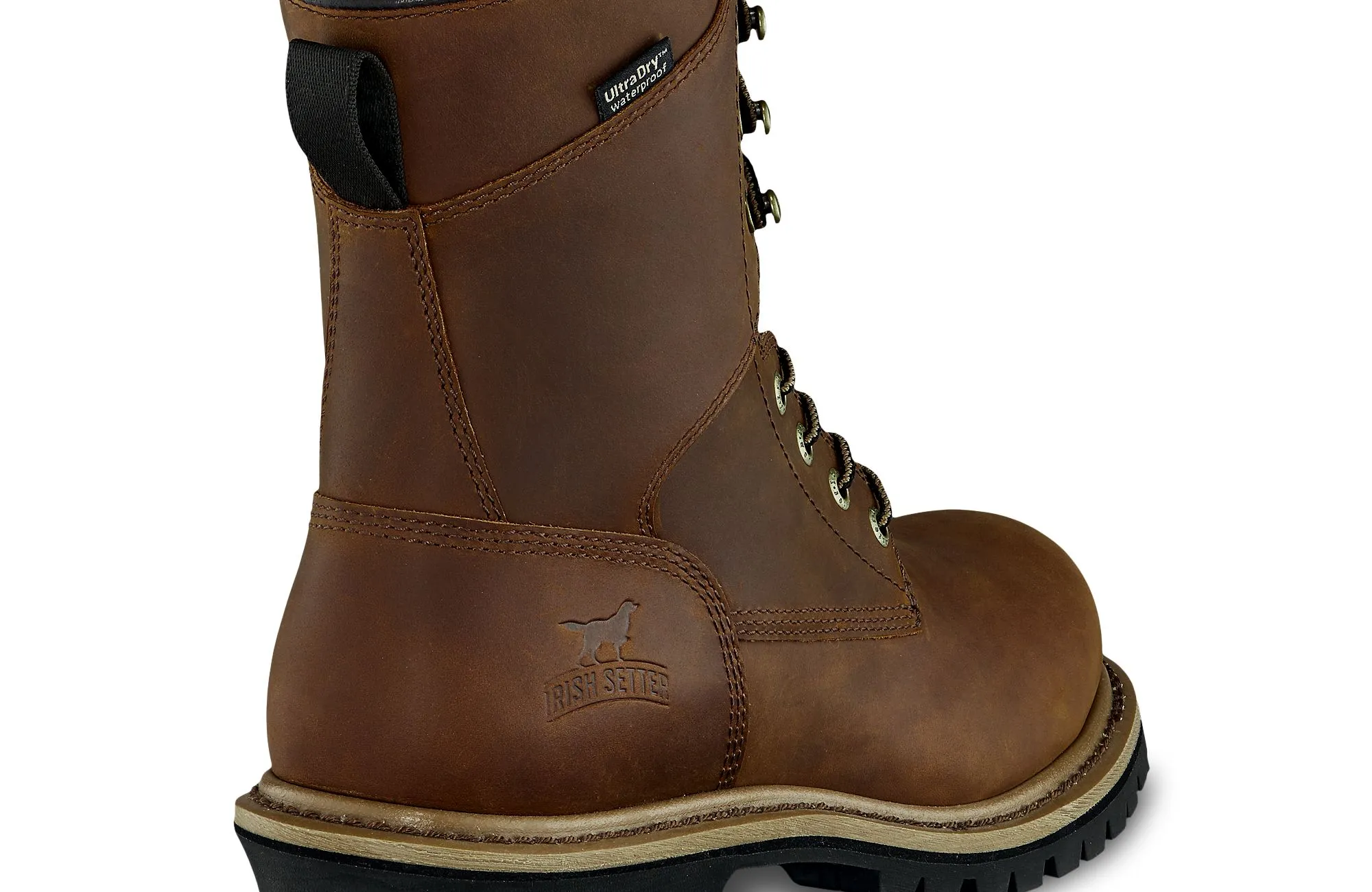 Mesabi  Men's 8-inch Waterproof Leather Safety Toe Logger Boot