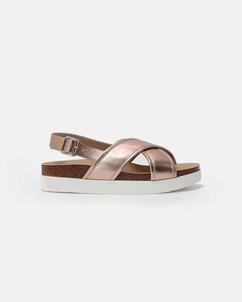 Monti Criss-Cross Footbed Sandals