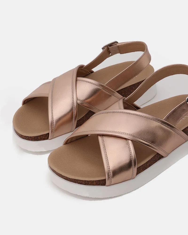 Monti Criss-Cross Footbed Sandals