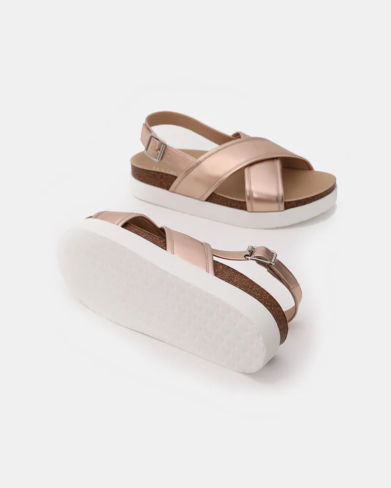 Monti Criss-Cross Footbed Sandals