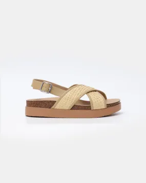 Monti Criss-Cross Footbed Sandals