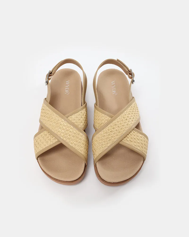 Monti Criss-Cross Footbed Sandals