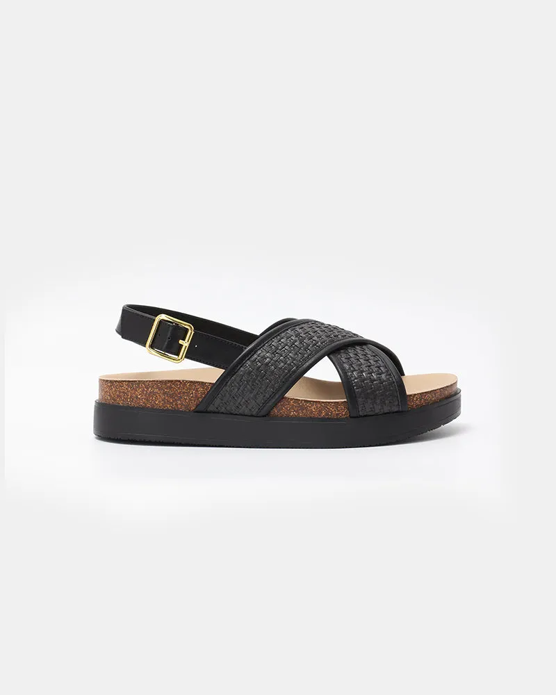 Monti Criss-Cross Footbed Sandals