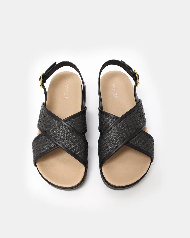 Monti Criss-Cross Footbed Sandals