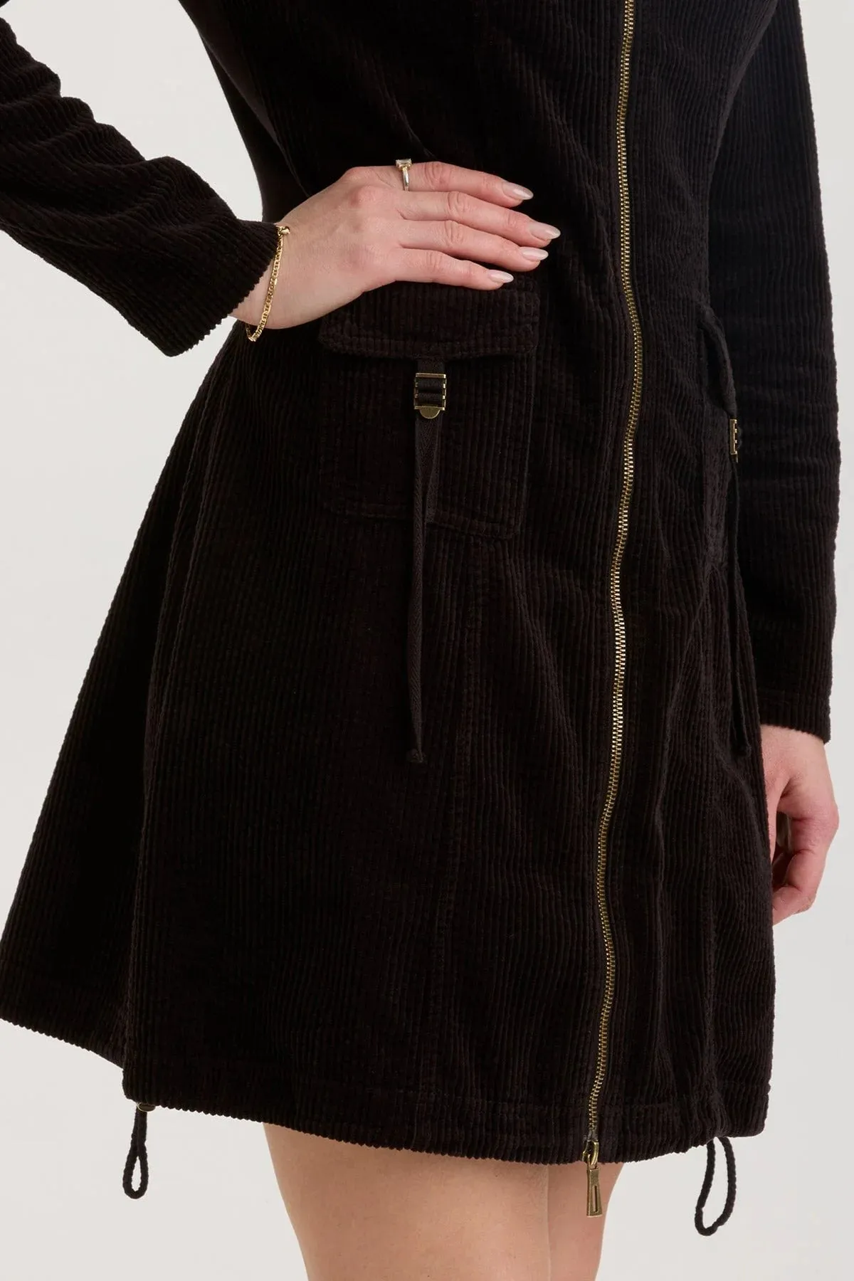 Naja Jacket Dress - Black