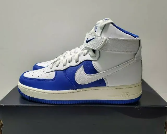 Nba x nike air force 1 high 75th anniversary white hyper royal