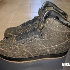 Nike air force 1 high black cork championship nba finals champagne sf id 15