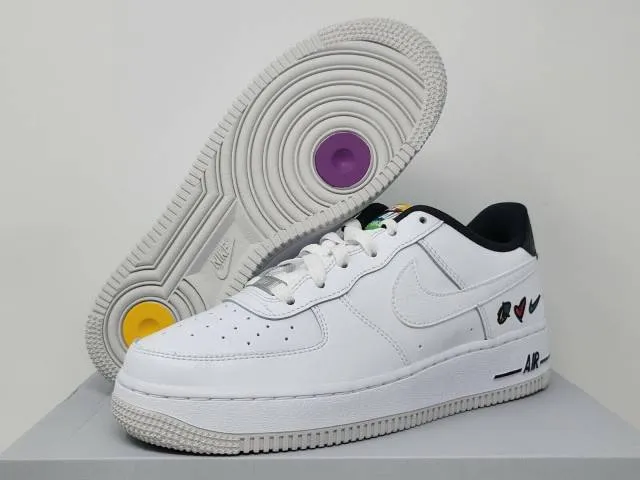 Nike air force 1 low gs peace, love, swoosh