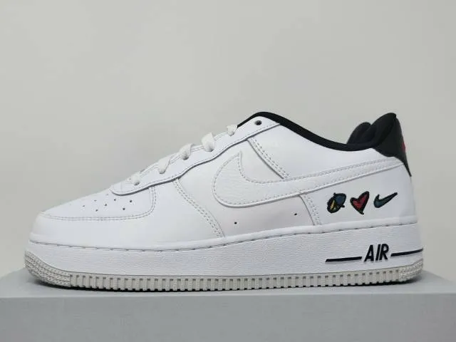 Nike air force 1 low gs peace, love, swoosh