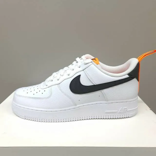 Nike air force 1 low pivot point white orange