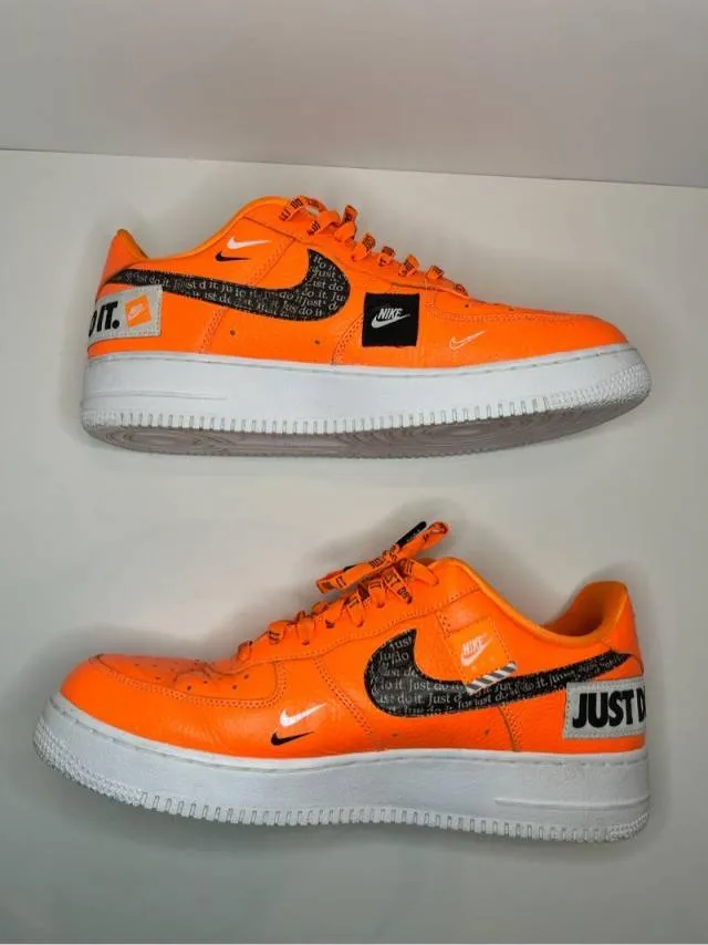 Nike air force 1 low premium just do it orange