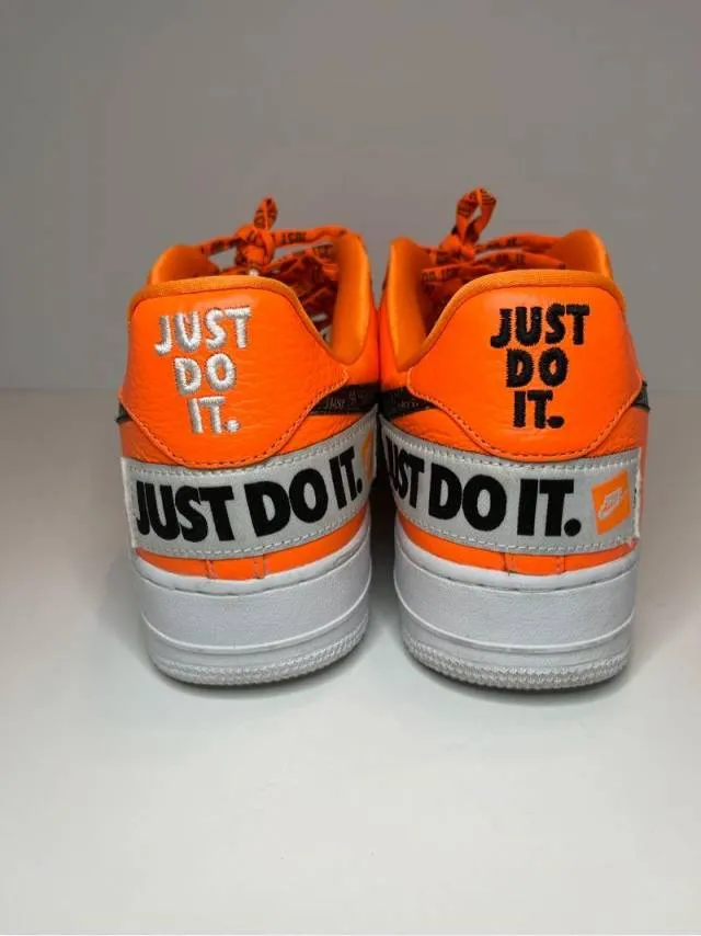 Nike air force 1 low premium just do it orange