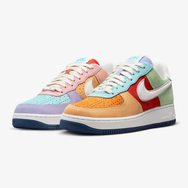 Nike air force 1 low (puerto rico boricua/ multicolor/ sail/ lilac ice/ pink green) men us 8-13 dx65