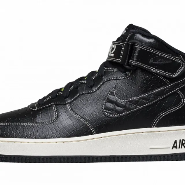 Nike air force 1 mid our force 1 black pale ivory