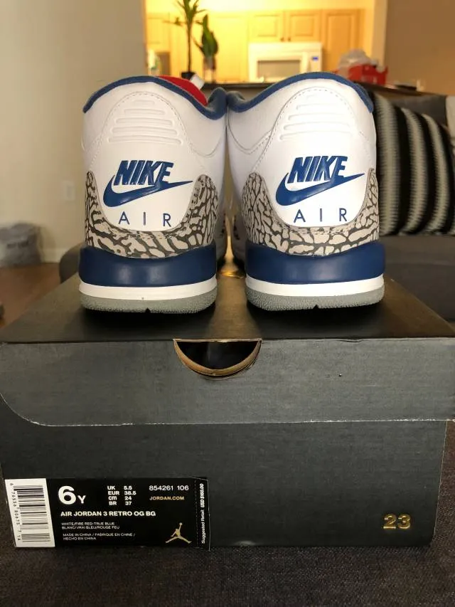 Nike air jordan 3 retro og bg deadstock