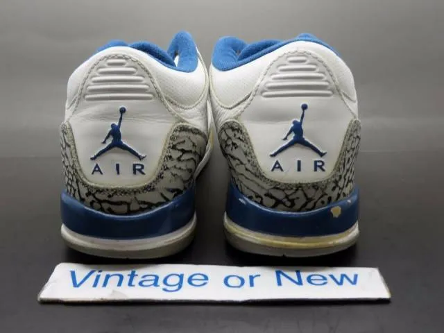 Nike air jordan iii 3 true blue retro gs 2011 sz 4.5y