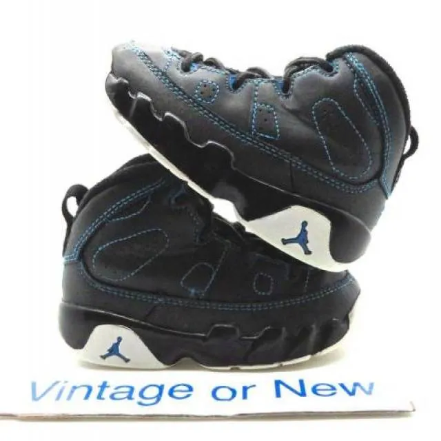 Nike air jordan ix 9 photo blue retro td 2012 sz 6c