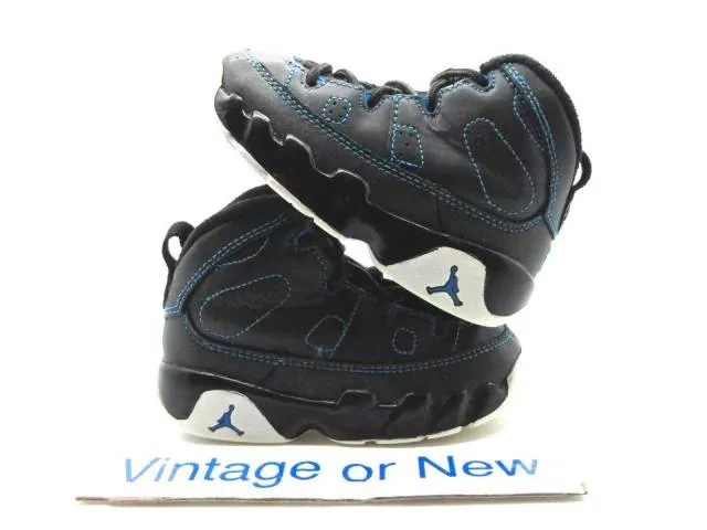 Nike air jordan ix 9 photo blue retro td 2012 sz 6c