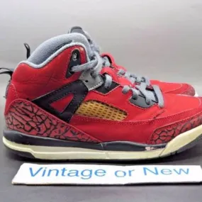 Nike air jordan spizike gym red toro bravo ps 2012 sz 3y