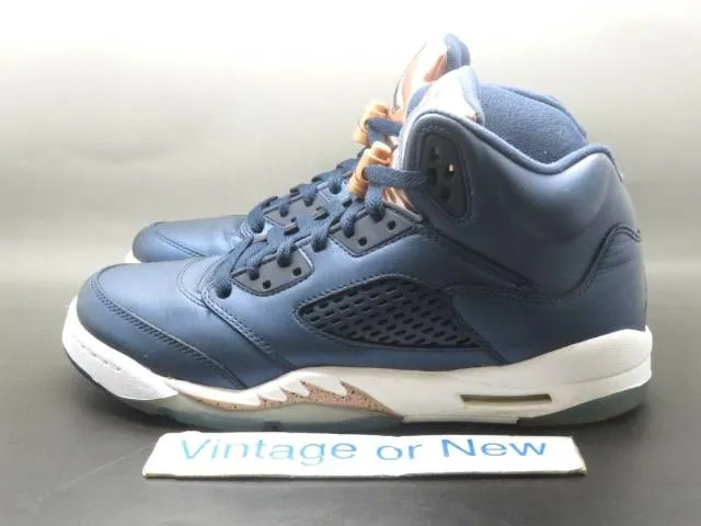 Nike air jordan v 5 obsidian bronze retro bg 2016 sz 7y