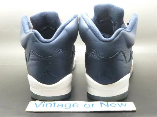 Nike air jordan v 5 obsidian bronze retro bg 2016 sz 7y