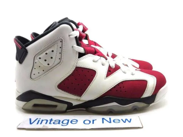 Nike air jordan vi 6 carmine retro bg 2014 sz 6y