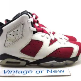 Nike air jordan vi 6 carmine retro bg 2014 sz 6y