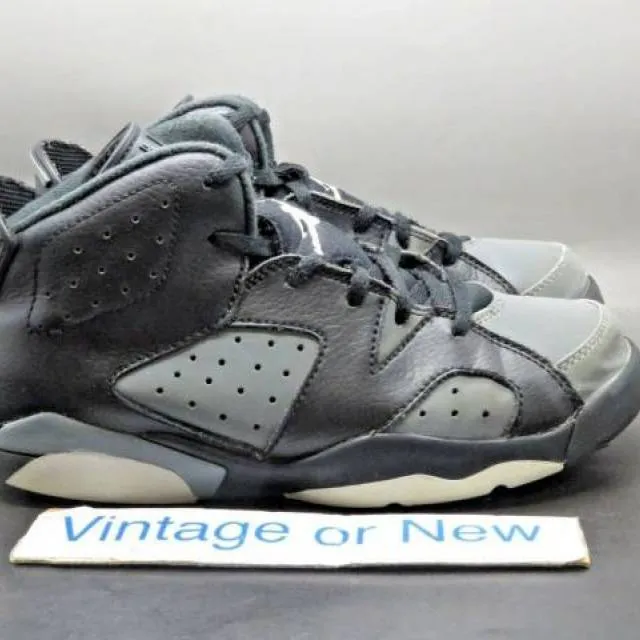 Nike air jordan vi 6 cool grey retro 2016 bp preschool 384666-010 sz 3y