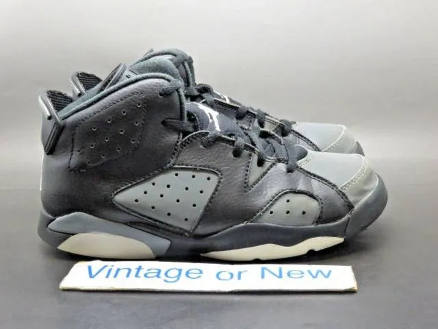 Nike air jordan vi 6 cool grey retro 2016 bp preschool 384666-010 sz 3y