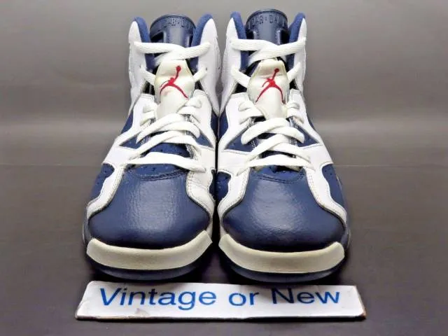 Nike air jordan vi 6 olympic retro gs 2012 sz 6.5y