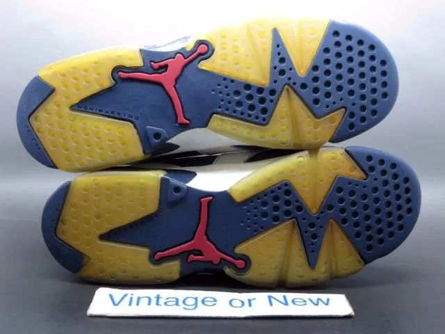 Nike air jordan vi 6 olympic retro gs 2012 sz 6.5y