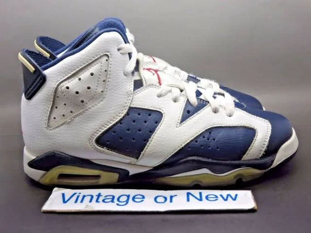 Nike air jordan vi 6 olympic retro gs 2012 sz 6y