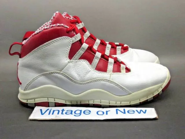 Nike air jordan x 10 cherry red retro ps 2005 sz 3y