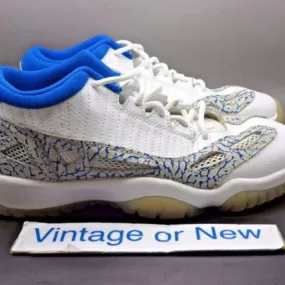 Nike air jordan xi 11 low i.e. argon blue retro gs 2007 sz 5y