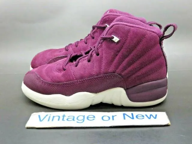 Nike air jordan xii 12 bordeaux 2017 retro bp preschool 151186-617 sz 12c