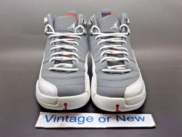 Nike air jordan xii 12 cool grey retro gs 2012 sz 4y