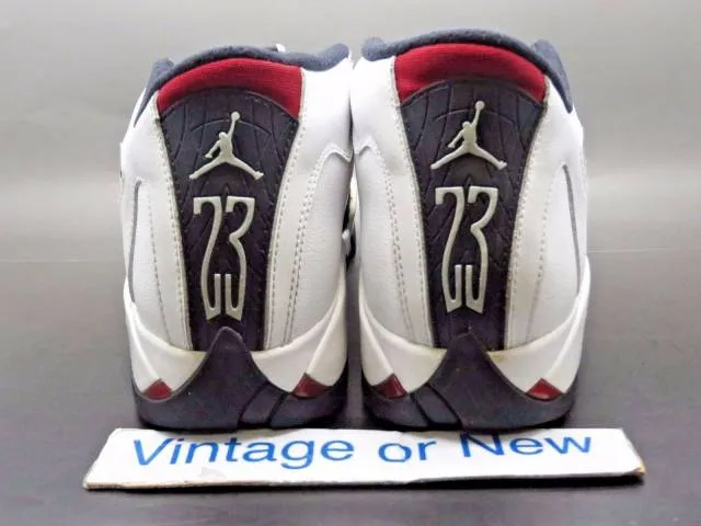 Nike air jordan xiv 14 black toe retro bg 2014 sz 6.5y