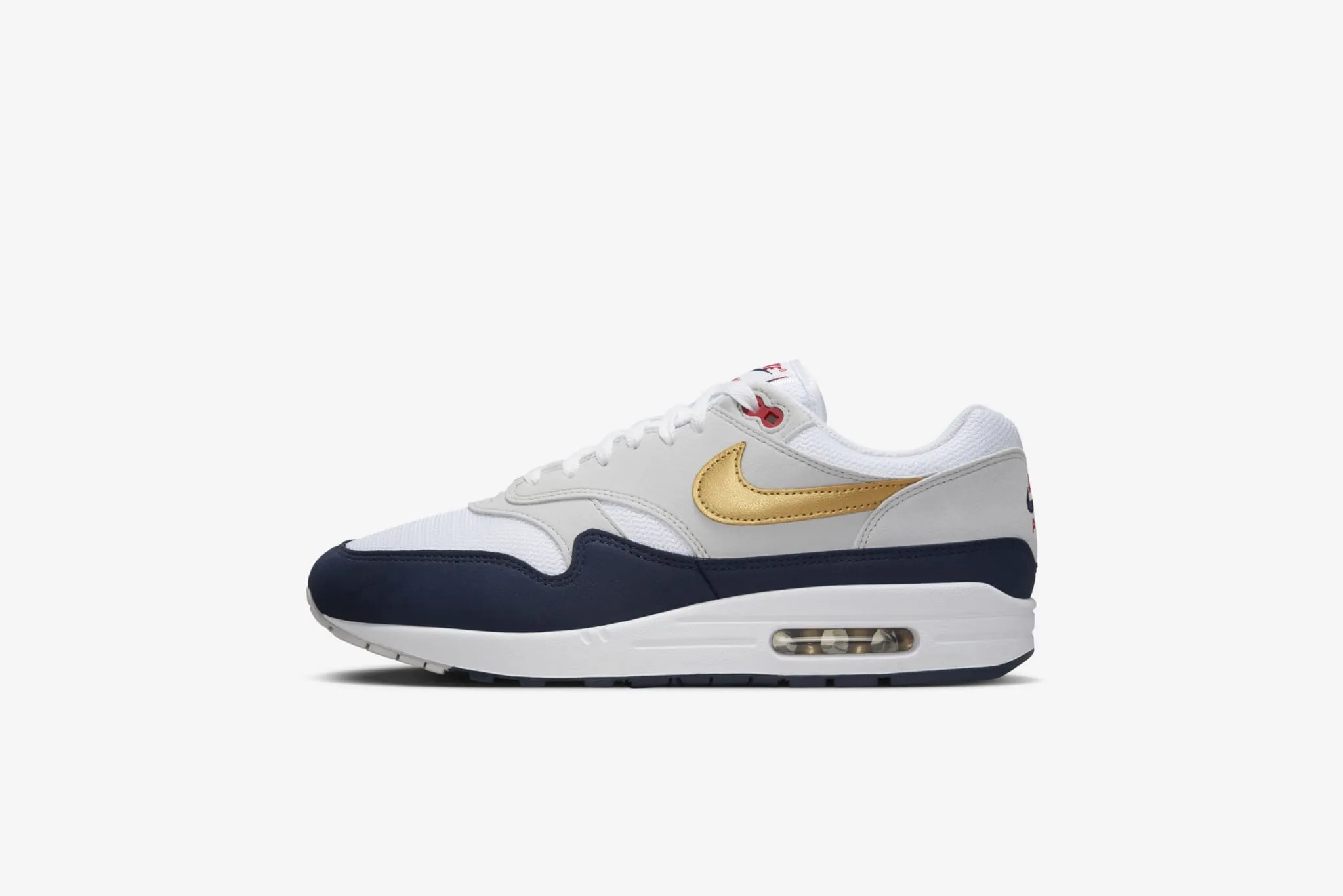 Nike Air Max 1  M - Obsidian / Metallic Gold-White