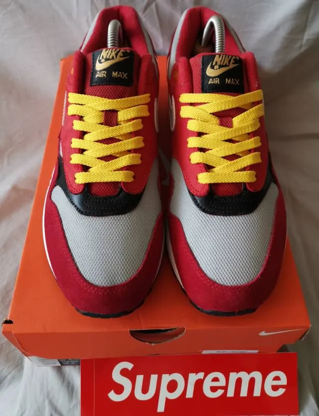 Nike air max 1 premium retro red curry custom urawa dragons