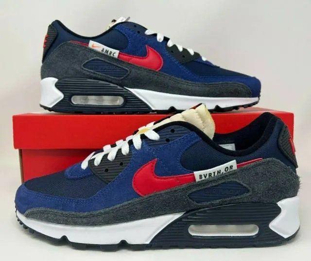 Nike Air Max 90 SE AMRC Running Club Deep Royal Blue Men...