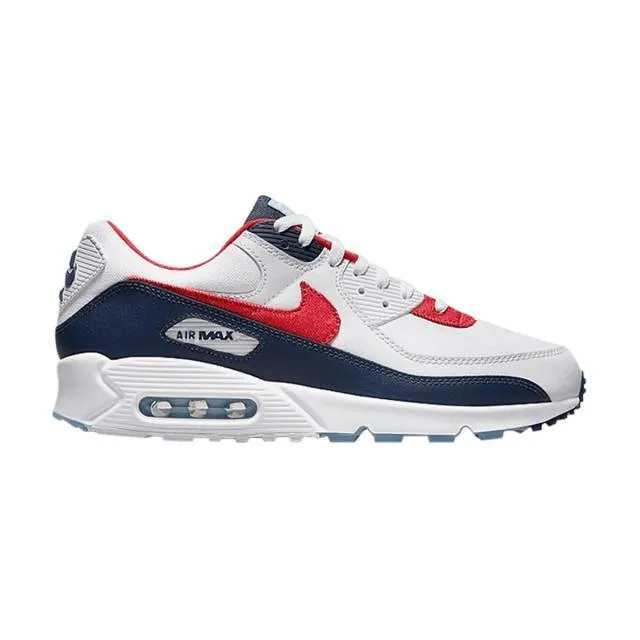 Nike air max 90 (usa denim/ white/ chile red/ midnight navy blue)