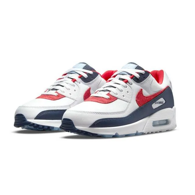 Nike air max 90 (usa denim/ white/ chile red/ midnight navy blue)