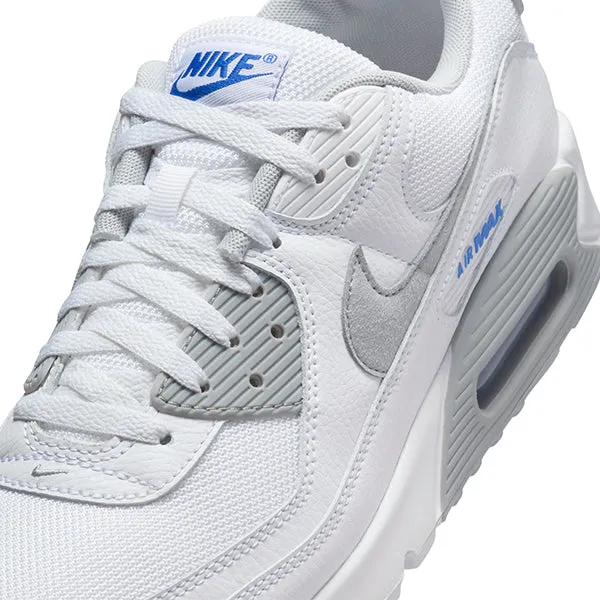 Nike Air Max 90 White Light Smoke Grey Racer Blue