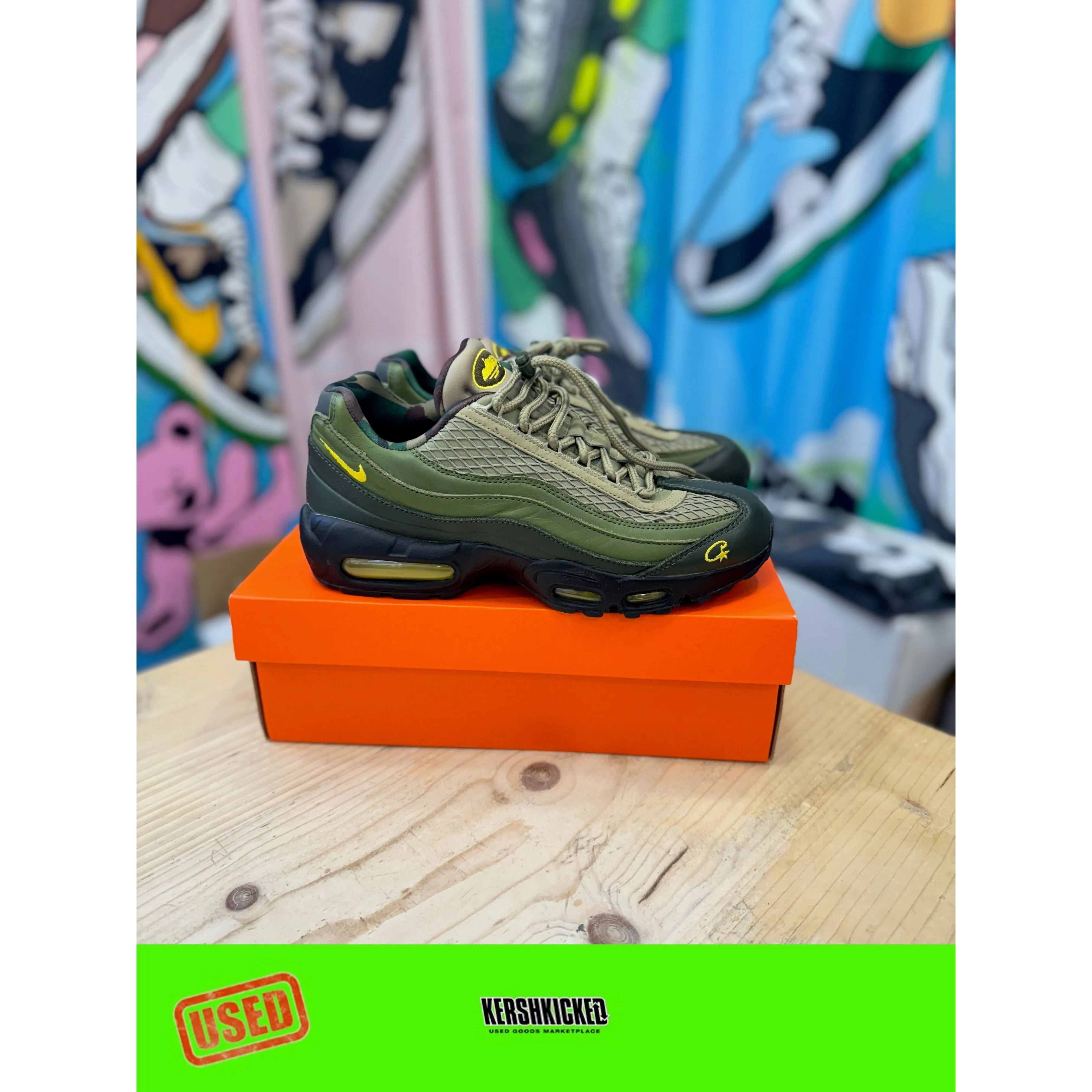 Nike Air Max 95 Corteiz Gutta Green UK 8