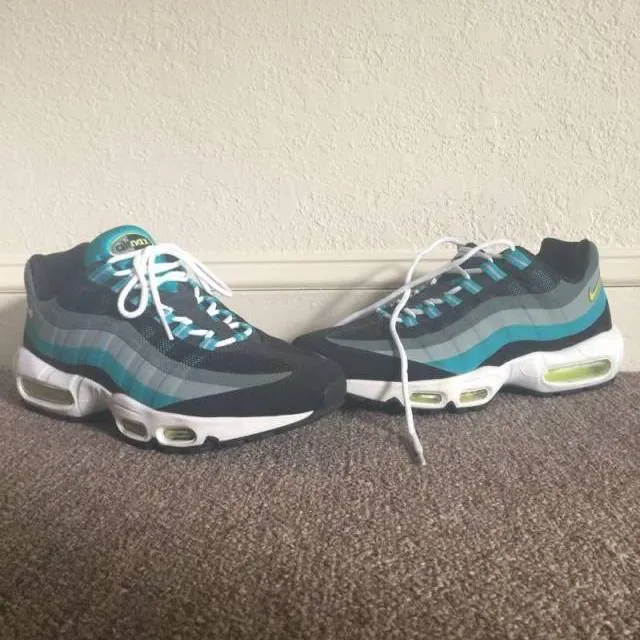 Nike Air Max 95 No Sew Black/Venom green/Grey