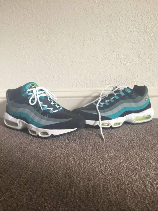 Nike Air Max 95 No Sew Black/Venom green/Grey