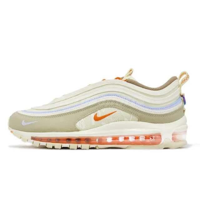 Nike Air Max 97 Alabaster Ivory Olive Men Unisex Casual ...