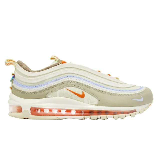 Nike Air Max 97 Alabaster Ivory Olive Men Unisex Casual ...